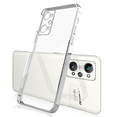 Silikon Schutzhülle Ultra Dünn Flexible Tasche Durchsichtig Transparent H01 für Realme GT Neo 3T 5G Silber