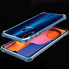 Silikon Schutzhülle Ultra Dünn Flexible Tasche Durchsichtig Transparent H01 für Samsung Galaxy A20s Klar