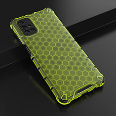 Silikon Schutzhülle Ultra Dünn Flexible Tasche Durchsichtig Transparent H01 für Samsung Galaxy M51 Grün