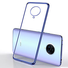 Silikon Schutzhülle Ultra Dünn Flexible Tasche Durchsichtig Transparent H01 für Vivo Nex 3 5G Blau