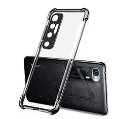 Silikon Schutzhülle Ultra Dünn Flexible Tasche Durchsichtig Transparent H01 für Xiaomi Mi 10 Ultra Schwarz
