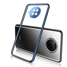 Silikon Schutzhülle Ultra Dünn Flexible Tasche Durchsichtig Transparent H01 für Xiaomi Mi 10T Lite 5G Blau
