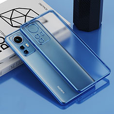 Silikon Schutzhülle Ultra Dünn Flexible Tasche Durchsichtig Transparent H01 für Xiaomi Mi 12 5G Blau