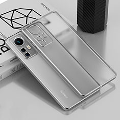 Silikon Schutzhülle Ultra Dünn Flexible Tasche Durchsichtig Transparent H01 für Xiaomi Mi 12S 5G Silber