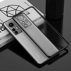 Silikon Schutzhülle Ultra Dünn Flexible Tasche Durchsichtig Transparent H01 für Xiaomi Mi 12S Pro 5G Schwarz