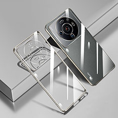 Silikon Schutzhülle Ultra Dünn Flexible Tasche Durchsichtig Transparent H01 für Xiaomi Mi 12S Ultra 5G Silber