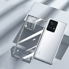 Silikon Schutzhülle Ultra Dünn Flexible Tasche Durchsichtig Transparent H01 für Xiaomi Mi Mix 4 5G Silber