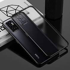 Silikon Schutzhülle Ultra Dünn Flexible Tasche Durchsichtig Transparent H01 für Xiaomi POCO M3 Pro 5G Schwarz