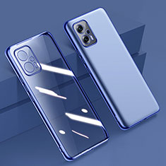 Silikon Schutzhülle Ultra Dünn Flexible Tasche Durchsichtig Transparent H01 für Xiaomi Poco X4 GT 5G Blau