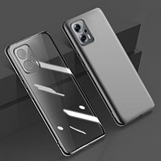 Silikon Schutzhülle Ultra Dünn Flexible Tasche Durchsichtig Transparent H01 für Xiaomi Poco X4 GT 5G Schwarz