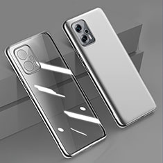 Silikon Schutzhülle Ultra Dünn Flexible Tasche Durchsichtig Transparent H01 für Xiaomi Poco X4 GT 5G Silber