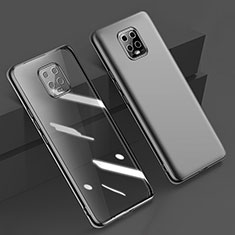 Silikon Schutzhülle Ultra Dünn Flexible Tasche Durchsichtig Transparent H01 für Xiaomi Redmi 10X 5G Schwarz