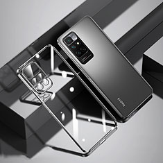 Silikon Schutzhülle Ultra Dünn Flexible Tasche Durchsichtig Transparent H01 für Xiaomi Redmi Note 11 4G (2022) Schwarz