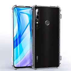 Silikon Schutzhülle Ultra Dünn Flexible Tasche Durchsichtig Transparent H02 für Huawei Enjoy 10 Plus Klar