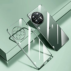 Silikon Schutzhülle Ultra Dünn Flexible Tasche Durchsichtig Transparent H02 für OnePlus Ace 2 5G Grün