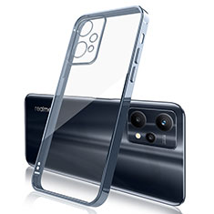 Silikon Schutzhülle Ultra Dünn Flexible Tasche Durchsichtig Transparent H02 für Realme 9 Pro+ Plus 5G Blau