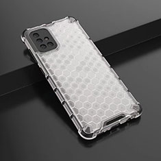 Silikon Schutzhülle Ultra Dünn Flexible Tasche Durchsichtig Transparent H02 für Samsung Galaxy A51 5G Weiß