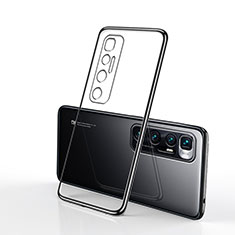 Silikon Schutzhülle Ultra Dünn Flexible Tasche Durchsichtig Transparent H02 für Xiaomi Mi 10 Ultra Schwarz