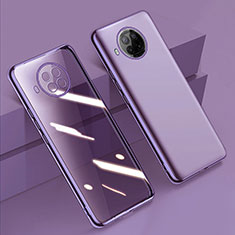 Silikon Schutzhülle Ultra Dünn Flexible Tasche Durchsichtig Transparent H02 für Xiaomi Mi 10T Lite 5G Violett