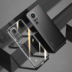Silikon Schutzhülle Ultra Dünn Flexible Tasche Durchsichtig Transparent H02 für Xiaomi Mi 12 5G Schwarz
