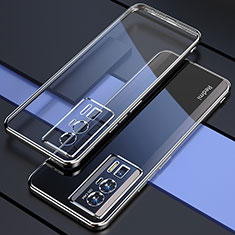 Silikon Schutzhülle Ultra Dünn Flexible Tasche Durchsichtig Transparent H02 für Xiaomi Poco F5 Pro 5G Silber