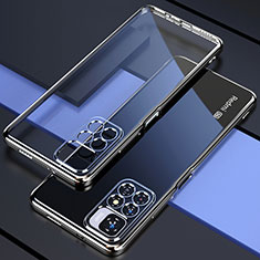 Silikon Schutzhülle Ultra Dünn Flexible Tasche Durchsichtig Transparent H02 für Xiaomi Poco X4 NFC Silber