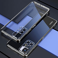 Silikon Schutzhülle Ultra Dünn Flexible Tasche Durchsichtig Transparent H02 für Xiaomi Redmi Note 11 4G (2021) Silber