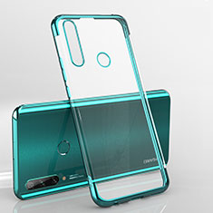 Silikon Schutzhülle Ultra Dünn Flexible Tasche Durchsichtig Transparent H03 für Huawei Enjoy 10 Plus Grün