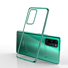 Silikon Schutzhülle Ultra Dünn Flexible Tasche Durchsichtig Transparent H03 für Huawei Honor 30 Pro+ Plus Grün