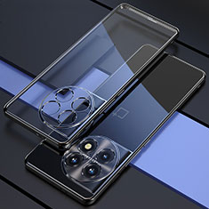 Silikon Schutzhülle Ultra Dünn Flexible Tasche Durchsichtig Transparent H03 für OnePlus 11 5G Schwarz