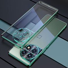 Silikon Schutzhülle Ultra Dünn Flexible Tasche Durchsichtig Transparent H03 für OnePlus Ace 2 Pro 5G Grün