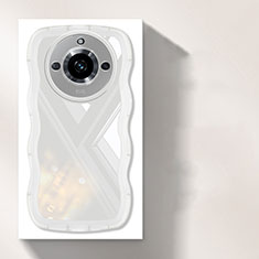 Silikon Schutzhülle Ultra Dünn Flexible Tasche Durchsichtig Transparent H03 für Realme 11 Pro 5G Weiß