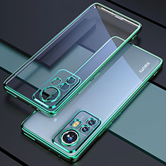 Silikon Schutzhülle Ultra Dünn Flexible Tasche Durchsichtig Transparent H03 für Xiaomi Mi 12 5G Grün