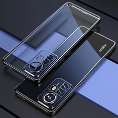 Silikon Schutzhülle Ultra Dünn Flexible Tasche Durchsichtig Transparent H03 für Xiaomi Mi 12 5G Schwarz