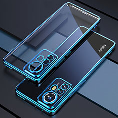 Silikon Schutzhülle Ultra Dünn Flexible Tasche Durchsichtig Transparent H03 für Xiaomi Mi 12S 5G Blau