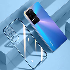Silikon Schutzhülle Ultra Dünn Flexible Tasche Durchsichtig Transparent H03 für Xiaomi Poco F4 5G Blau