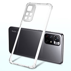 Silikon Schutzhülle Ultra Dünn Flexible Tasche Durchsichtig Transparent H03 für Xiaomi Redmi Note 11 5G Klar