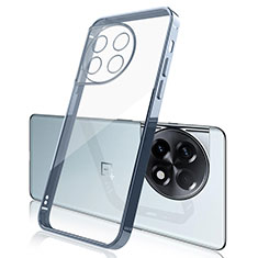 Silikon Schutzhülle Ultra Dünn Flexible Tasche Durchsichtig Transparent H04 für OnePlus 11 5G Blau