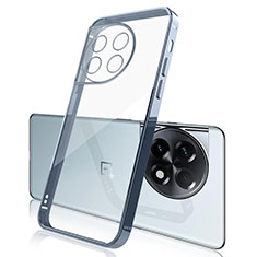Silikon Schutzhülle Ultra Dünn Flexible Tasche Durchsichtig Transparent H04 für OnePlus 11R 5G Blau