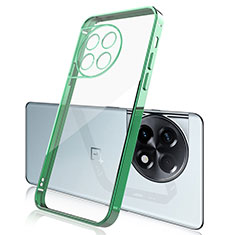 Silikon Schutzhülle Ultra Dünn Flexible Tasche Durchsichtig Transparent H04 für OnePlus Ace 2 5G Grün