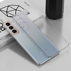 Silikon Schutzhülle Ultra Dünn Flexible Tasche Durchsichtig Transparent H04 für Samsung Galaxy S22 Plus 5G Klar