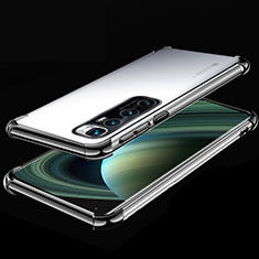 Silikon Schutzhülle Ultra Dünn Flexible Tasche Durchsichtig Transparent H04 für Xiaomi Mi 10 Ultra Schwarz