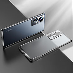 Silikon Schutzhülle Ultra Dünn Flexible Tasche Durchsichtig Transparent H04 für Xiaomi Mi 12 5G Schwarz