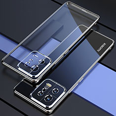 Silikon Schutzhülle Ultra Dünn Flexible Tasche Durchsichtig Transparent H04 für Xiaomi Mi 13 Pro 5G Silber