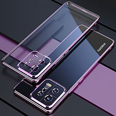 Silikon Schutzhülle Ultra Dünn Flexible Tasche Durchsichtig Transparent H04 für Xiaomi Mi 13 Pro 5G Violett