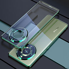 Silikon Schutzhülle Ultra Dünn Flexible Tasche Durchsichtig Transparent H05 für Realme 11 Pro 5G Grün