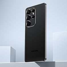 Silikon Schutzhülle Ultra Dünn Flexible Tasche Durchsichtig Transparent H07 für Samsung Galaxy S21 Ultra 5G Schwarz