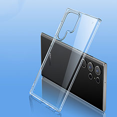 Silikon Schutzhülle Ultra Dünn Flexible Tasche Durchsichtig Transparent H10 für Samsung Galaxy S22 Ultra 5G Klar