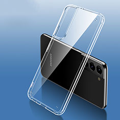 Silikon Schutzhülle Ultra Dünn Flexible Tasche Durchsichtig Transparent H10 für Samsung Galaxy S23 5G Klar
