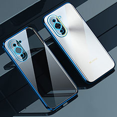 Silikon Schutzhülle Ultra Dünn Flexible Tasche Durchsichtig Transparent LD1 für Huawei Nova 10 Pro Blau